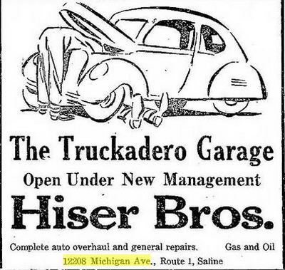 Truckadero Garage (Hiser Bros) - Truckadero Garage Ad 1946